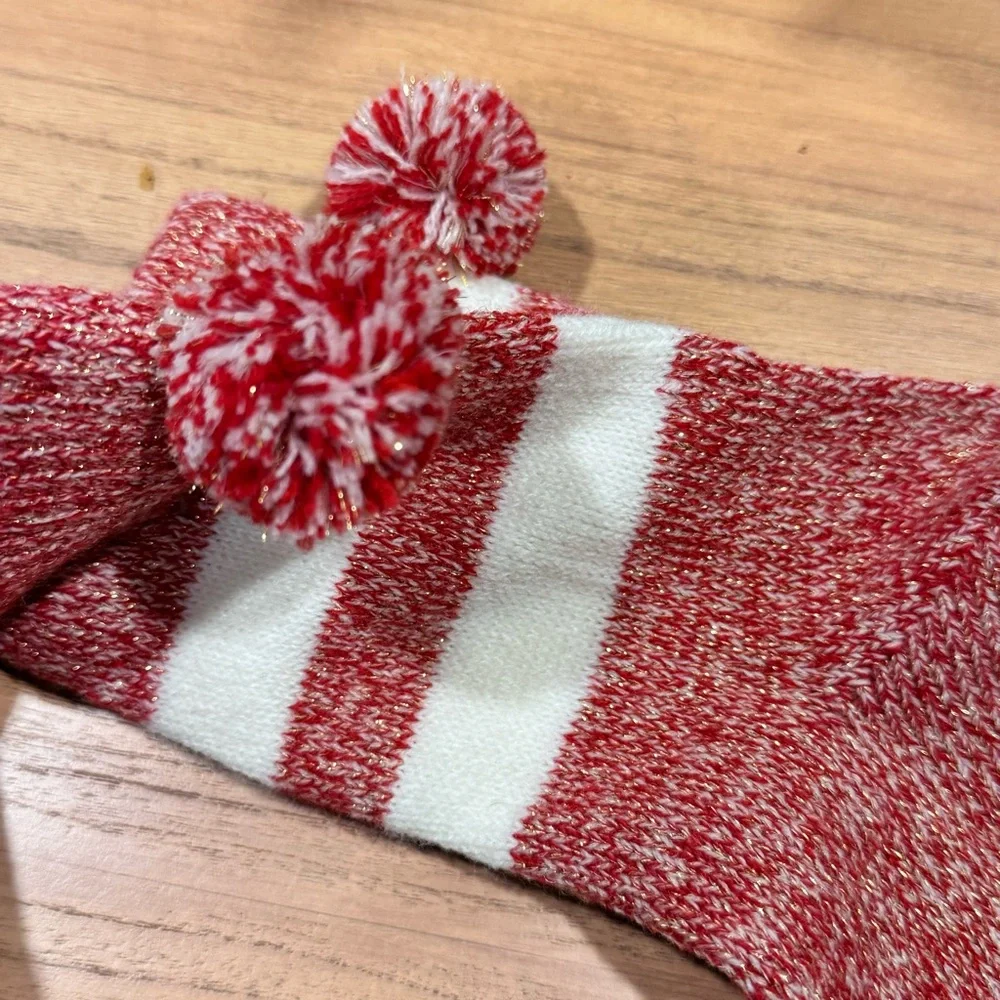 Red / White/ Gold Women’s Socks